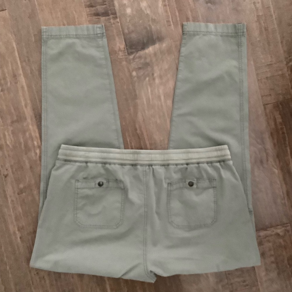 L.L. Bean 505027 Stretch Ripstop Olive Pull On Pants, Size XL Reg - Picture 6 of 9